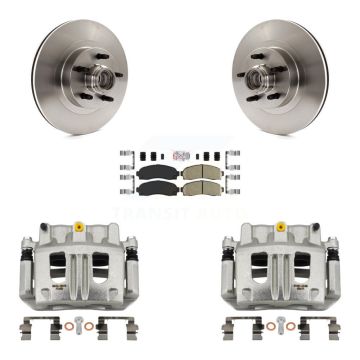 Front Brake Caliper Rotor And Ceramic Pad Kit For 2001-2002 Ford Explorer Sport Trac RWD KC8-101373N