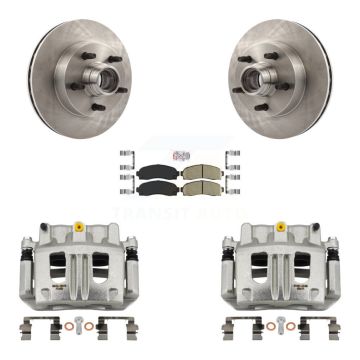 Front Disc Brake Caliper Rotors And Ceramic Pads Kit For Mazda B3000 B2300 B4000 KC8-101374N