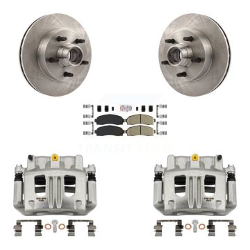 Front Disc Brake Caliper Rotors And Ceramic Pads Kit For Mazda B3000 B2300 B4000 KC8-101375N