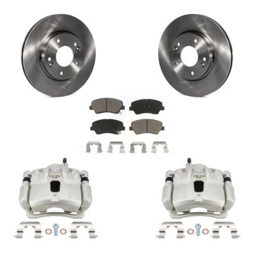 Front Disc Brake Caliper Rotors And Ceramic Pads Kit For Hyundai Elantra Coupe KC8-101377C