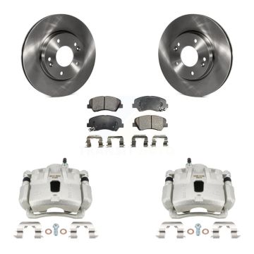 Front Disc Brake Caliper Rotors And Ceramic Pads Kit For Hyundai Elantra Coupe KC8-101399T