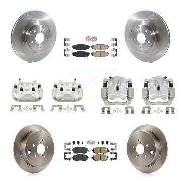 Front Rear Brake Caliper Rotor And Ceramic Pad Kit (10Pc) For Subaru Outback Legacy 2.5L KC8-102002N