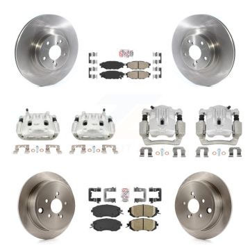 Front Rear Brake Caliper Rotor And Ceramic Pad Kit (10Pc) For Subaru Outback Legacy 2.5L KC8-102003N