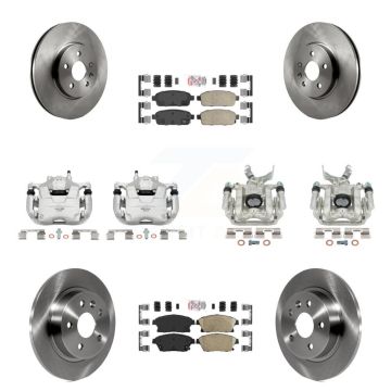 Front Rear Brake Caliper Rotors & Ceramic Pad Kit (10Pc) For Chevrolet Trax Buick Encore KC8-102409N