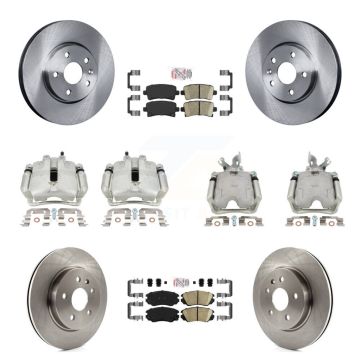 Front Rear Disc Brake Caliper Rotor And Ceramic Pad Kit (10Pc) For Buick LaCrosse Allure KC8-102476N