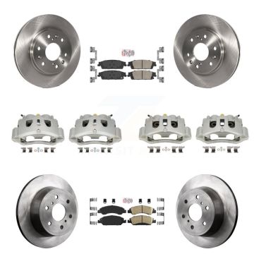 Front Rear Brake Caliper Rotor And Ceramic Pad Kit (10Pc) For 2016 Chevrolet Suburban HD KC8-102546N