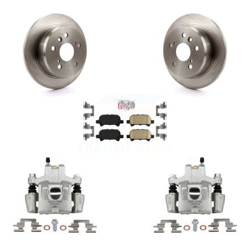 Rear Disc Brake Caliper Rotors And Ceramic Pads Kit For Toyota Camry Solara Avalon KC8-103221N