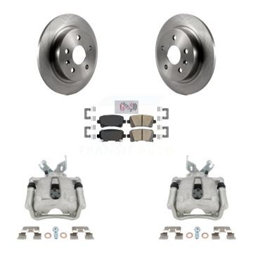 Rear Disc Brake Caliper Rotors Ceramic Pad Kit For Buick Regal LaCrosse Chevrolet Malibu KC8-103276N