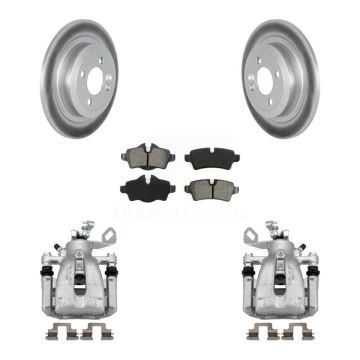 Rear Disc Brake Caliper Coated Rotors And Semi-Metallic Pads Kit For Mini Cooper KCG-100019S