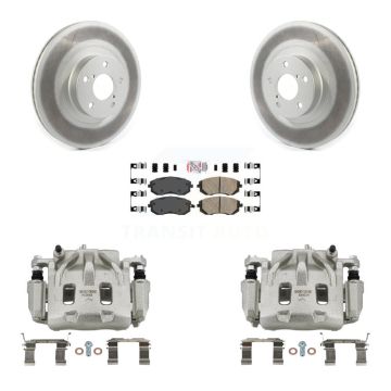 Front Brake Caliper Coat Rotors Ceramic Pad Kit For Subaru Legacy 2.5L with Turbocharged KCG-100060N