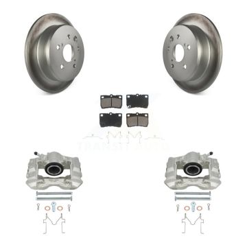 Rear Disc Brake Caliper Coated Rotors And Ceramic Pads Kit For Lexus IS250 KCG-100068C