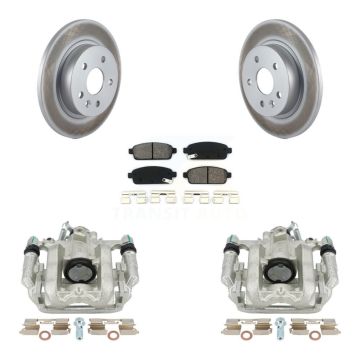 Rear Disc Brake Caliper Coat Rotor And Semi-Metallic Pad Kit For Chevrolet Cruze Limited KCG-100137S