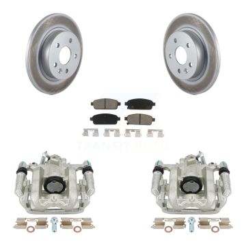 Rear Disc Brake Caliper Coated Rotors And Ceramic Pads Kit For Chevrolet Cruze Limited KCG-100144C