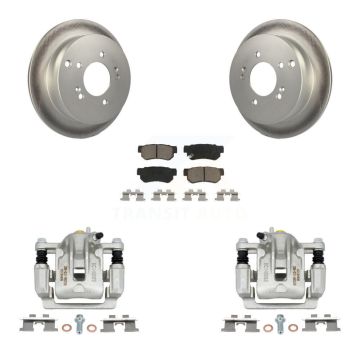 Rear Disc Brake Caliper Coated Rotor And Ceramic Pad Kit For Hyundai Tucson Kia Sportage KCG-100169C