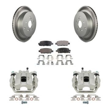 Rear Disc Brake Caliper Coat Rotor And Ceramic Pad Kit For 2009-2013 Suzuki Grand Vitara KCG-100201T