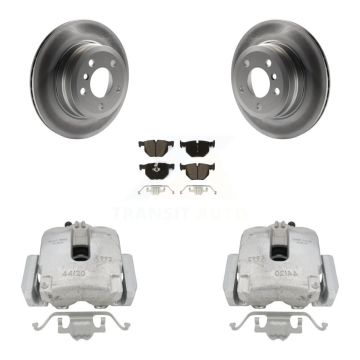 Rear Disc Brake Caliper Coated Rotors And Ceramic Pads Kit For BMW X5 X6 KCG-100287C