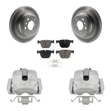 Rear Brake Caliper Coat Rotors Ceramic Pad Kit For BMW X6 xDrive35i with 3.0L From 10 08 KCG-100288C