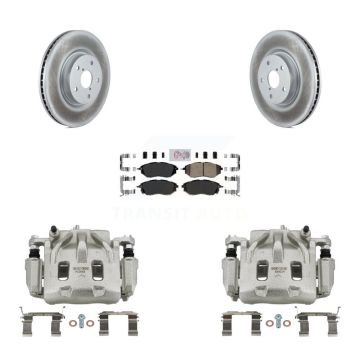Front Brake Caliper Coat Rotors Ceramic Pad Kit For Subaru Outback WRX Legacy Tribeca B9 KCG-100310N