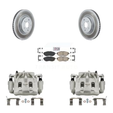 Front Brake Caliper Coat Rotors Ceramic Pad Kit For Subaru Outback WRX Legacy Tribeca B9 KCG-100311N