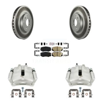 Front Brake Caliper Coat Rotor Ceramic Pad Kit For Buick Regal LaCrosse Chevrolet Malibu KCG-100424N