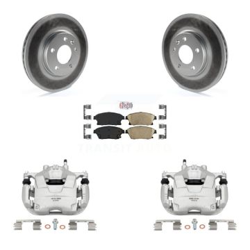 Front Brake Caliper Coat Rotors Ceramic Pad Kit For Chevrolet Cruze Buick Verano Orlando KCG-100474N