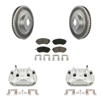 Front Brake Caliper Coat Rotors Ceramic Pad Kit For Subaru Forester Impreza Outback Baja KCG-100488C