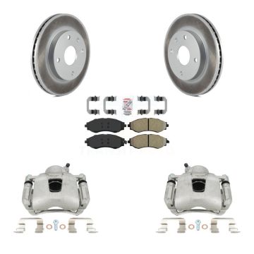Front Brake Caliper Coat Rotors Semi-Metallic Pad Kit For Chevrolet Optra Suzuki Forenza KCG-100530N