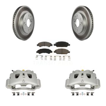 Front Disc Brake Caliper Coat Rotors Ceramic Pad Kit For 2016-2019 Chevrolet Suburban HD KCG-100635C