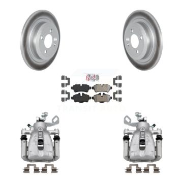 Rear Disc Brake Caliper Coated Rotors And Semi-Metallic Pads Kit For Mini Cooper KCG-100652N