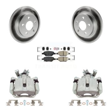Rear Brake Caliper Coat Rotors Ceramic Pad Kit For Chevrolet Malibu Pontiac Cobalt G5 G6 KCG-100798N