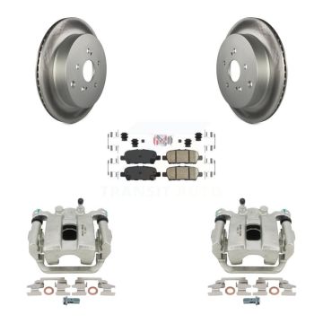 Rear Disc Brake Caliper Coat Rotor And Ceramic Pad Kit For 2009-2013 Suzuki Grand Vitara KCG-101040N