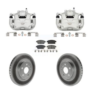 Front Brake Caliper Coat Rotor And Semi-Metallic Pad Kit For Chevrolet Trax Buick Encore KCG-101126S