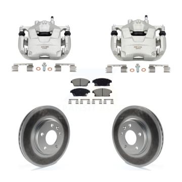 Front Brake Caliper Coat Rotors Ceramic Pad Kit For Chevrolet Cruze Buick Verano Orlando KCG-101142C