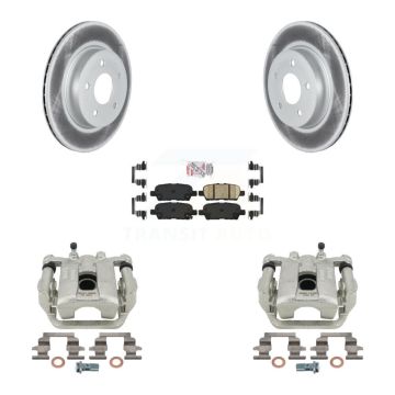 Rear Disc Brake Caliper Coated Rotors And Ceramic Pads Kit For Nissan Rogue Sport LEAF KCG-101155N