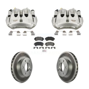 Front Brake Caliper Coat Rotor And Semi-Metallic Pad Kit For Sprinter 3500 Mercedes-Benz KCG-102874N