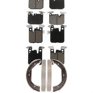 Front Rear Ceramic Brake Pads Parking Shoes Kit For BMW 435i xDrive M4 440i Gran Coupe M2 KCN-100229