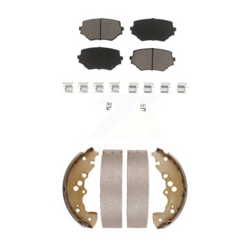 Front Rear Ceramic Brake Pads And Drum Shoes Kit For Suzuki XL-7 Grand Vitara KCN-100444