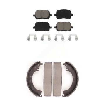 Front Rear Ceramic Brake Pads And Drum Shoes Kit For Toyota Solara KCN-100478