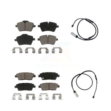 Front Rear Ceramic Disc Brake Pads And Wear Sensor Kit For Mini Cooper Countryman Paceman KCW-100030
