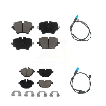 Front Rear Ceramic Disc Brake Pads And Wear Sensors Kit For BMW X3 KCW-100033