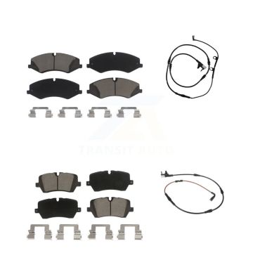 Front Rear Ceramic Brake Pad Wear Sensor Kit For Land Rover Range Sport with Brembo KCW-100043