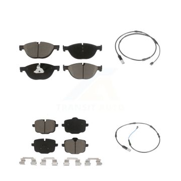 Front Rear Ceramic Disc Brake Pad And Wear Sensor Kit For BMW 650i xDrive Gran Coupe 550i KCW-100139