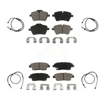 Front Rear Ceramic Disc Brake Pads And Wear Sensor Kit For Mini Cooper Countryman Paceman KCW-100302