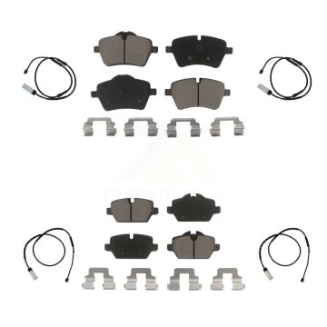 Front Rear Ceramic Disc Brake Pads And Wear Sensor Kit For Mini Cooper Countryman Paceman KCW-100303