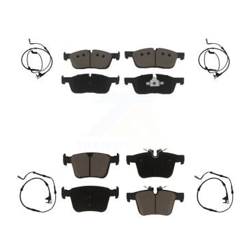 Front Rear Ceramic Disc Brake Pads And Wear Sensors Kit For Land Rover Discovery Sport KCW-100314