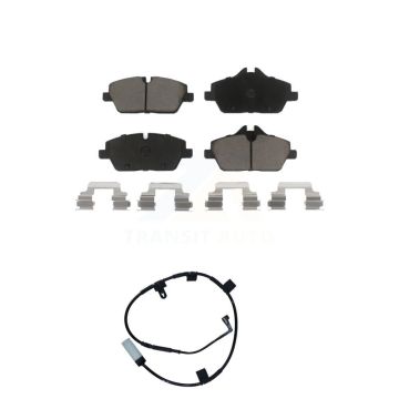 Front Ceramic Brake Pad & Wear Sensor Kit For Mini Cooper With 280mm Diameter Rotor KCW-100459