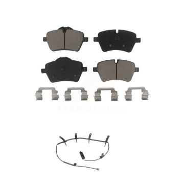 Front Ceramic Brake Pad & Wear Sensor Kit For Mini Cooper With 294mm Diameter Rotor KCW-100467