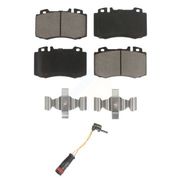 Front Ceramic Brake Pad Wear Sensor Kit For Mercedes-Benz E350 C230 SL500 SLK350 S430 C32 KCW-100487
