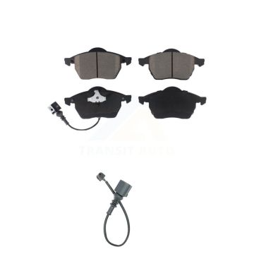 Front Ceramic Disc Brake Pads And Extra Wear Sensors Kit For Audi TT Quattro KCW-100512