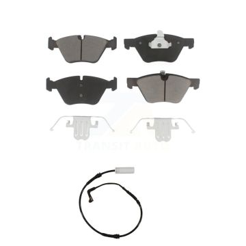 Front Ceramic Disc Brake Pads And Wear Sensors Kit For BMW 128i 328i 323i 325i 330i KCW-100553